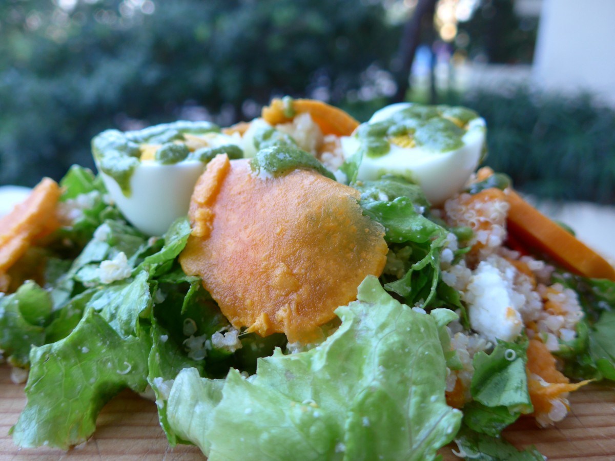 Salada De Batata Doce Quinoa E Queijo Feta NiT