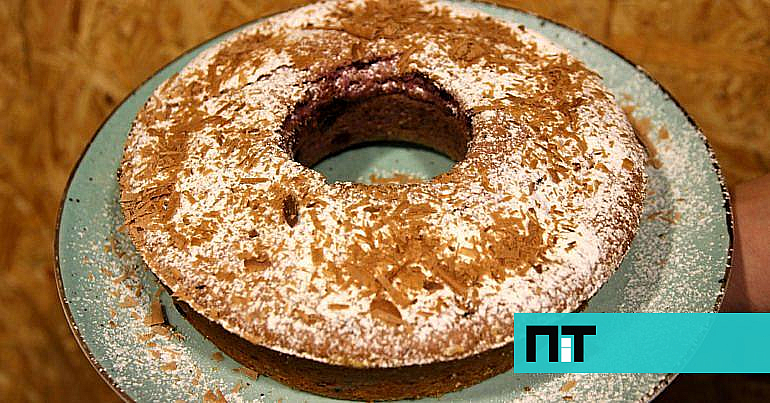 Bolo de chocolate e madeira um jogo feito no céu