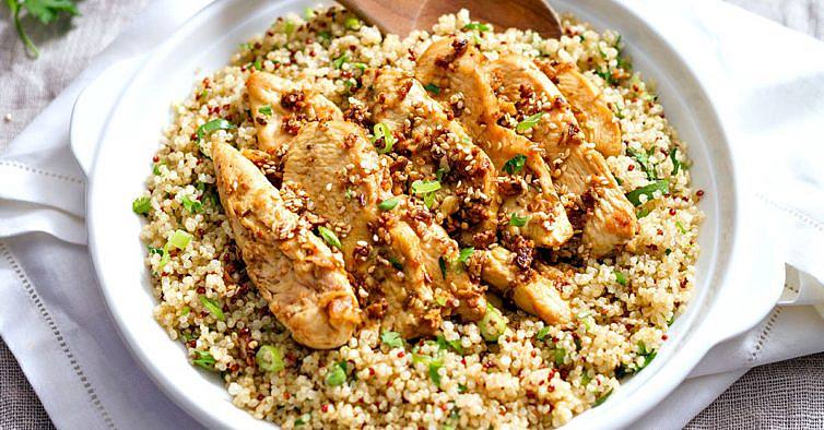 Segunda Feira Salada De Quinoa E Frango Nit