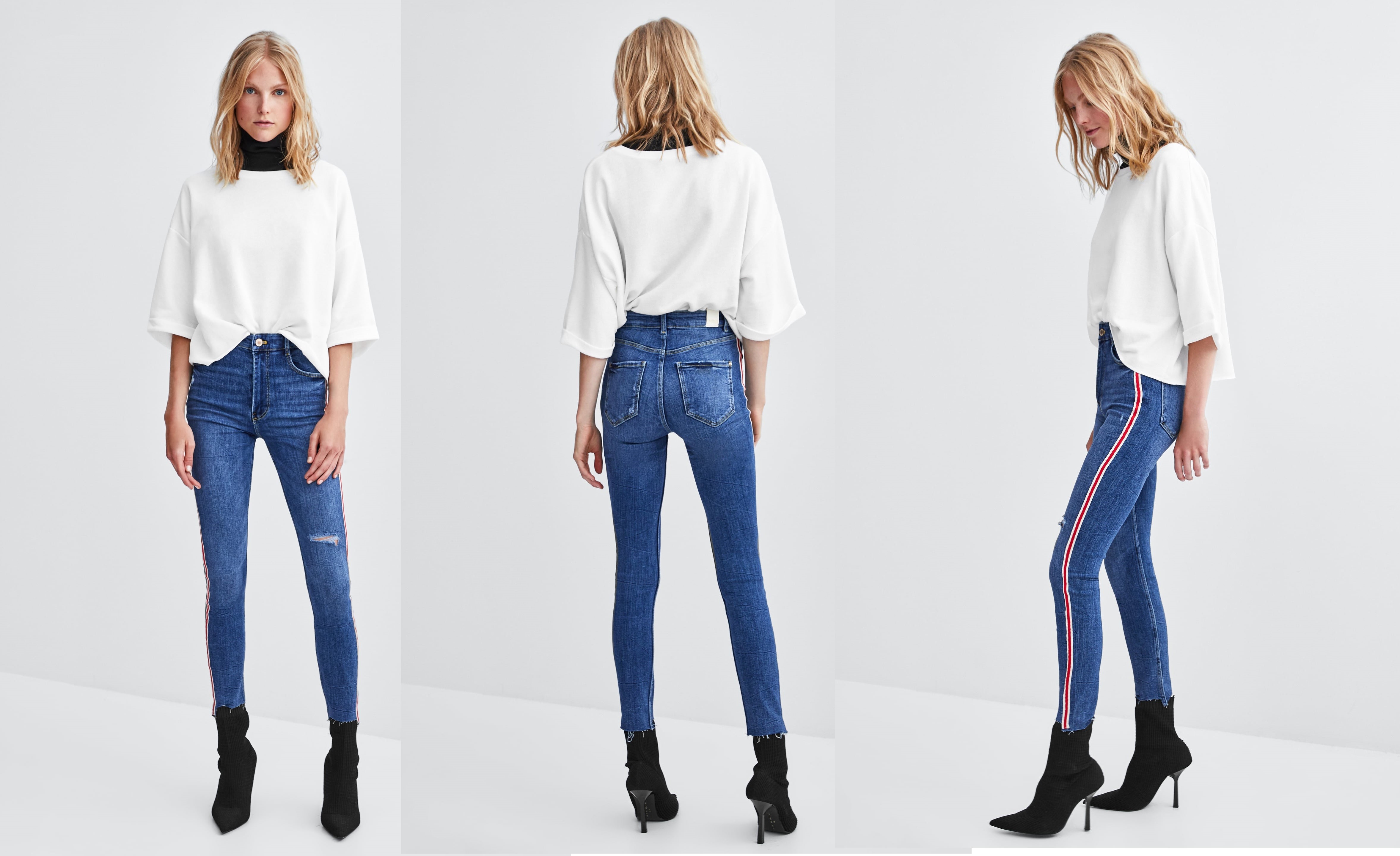 calça jeans zara feminina
