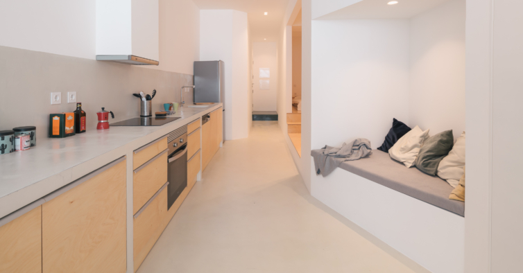 Antes e depois: era uma casa inabitável, agora é um lindo apartamento em Belém
