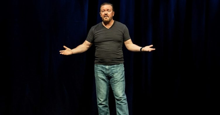 Ricky Gervais estreia na Netflix no Natal de 2023 com Armagedom.